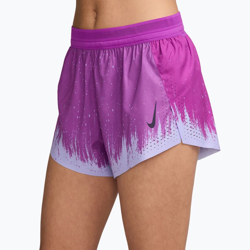 Dámské běžecké šortky Nike AeroSwift vivid purple/purple dynasty 3