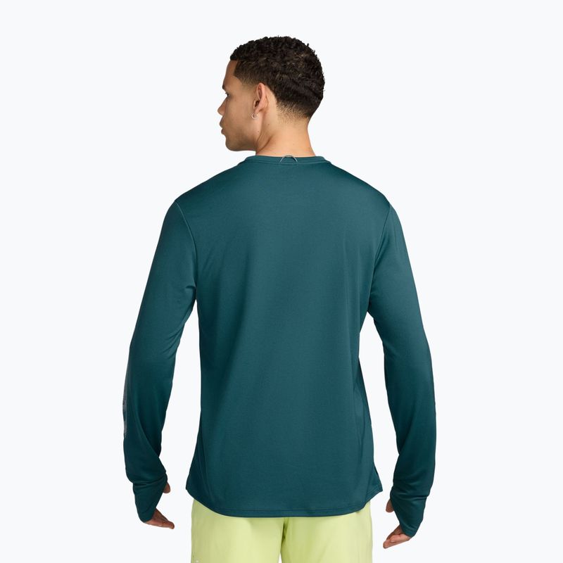 Pánské běžecké tričko Longsleeve Nike Miler bright spruce 2