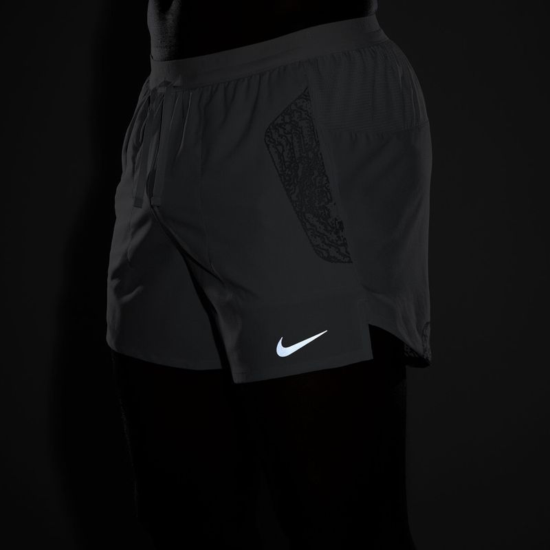 Pánské běžecké šortky Nike Stride grey fog 5
