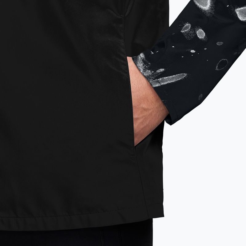 Pánská běžecká bunda Nike Miler Repel UV Printed black/black 3
