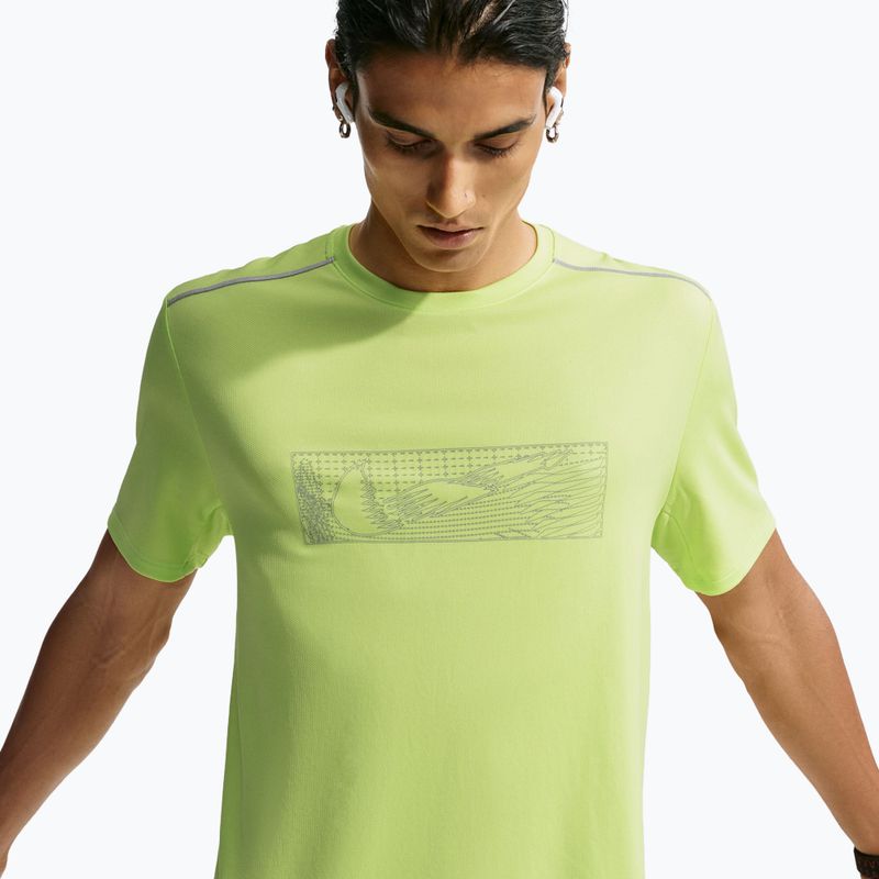 Pánské běžecké tričko Nike Miler light lemon twist 4