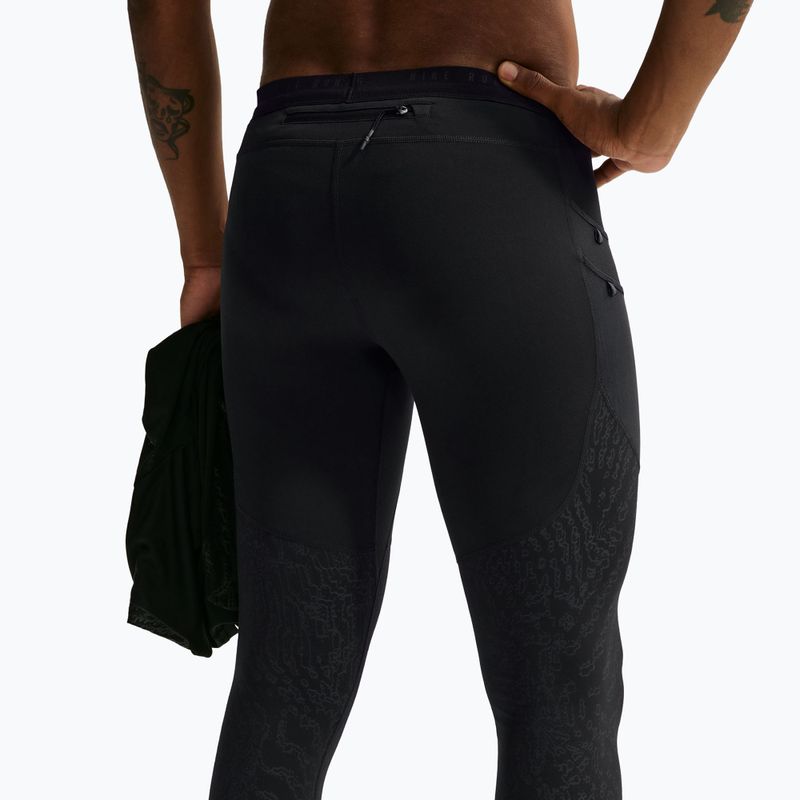 Pánské běžecké legíny Nike Stride Dri-FIT Winterized black/black 4