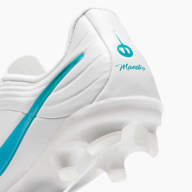 Dětské kopačky Nike Tiempo Maestro Academy Jr FG/MG white/white/dusty cactus 7
