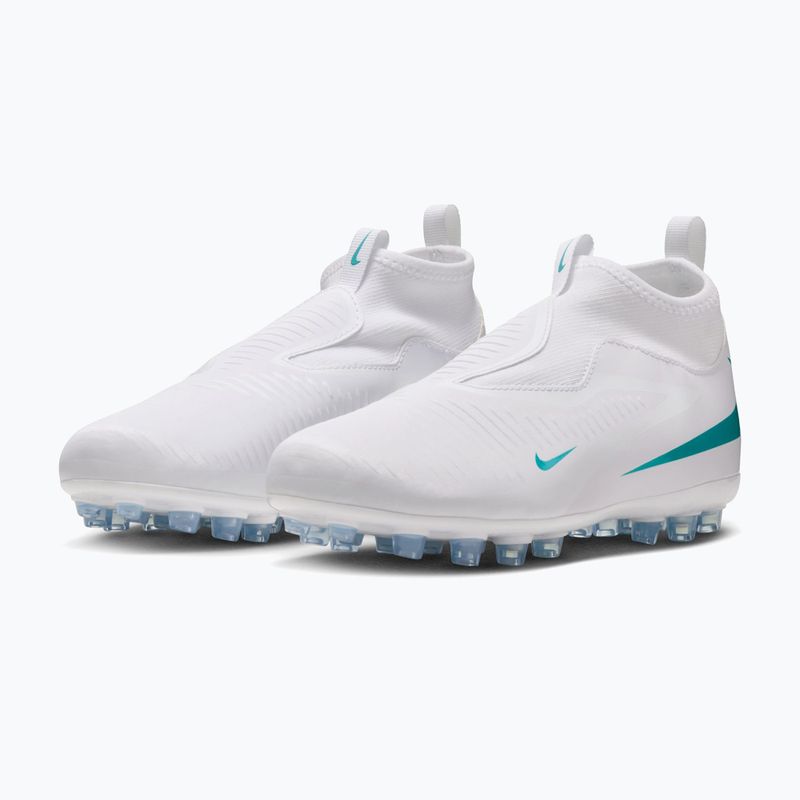 Dětské kopačky Nike Phantom 6 High Academy AG white/white/dusty cactus 3