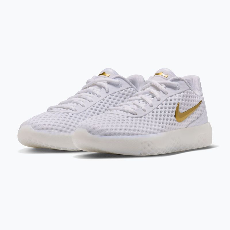 Pánské basketbalové boty Nike LeBron Witness X white/white/photon dust/metallic gold 2