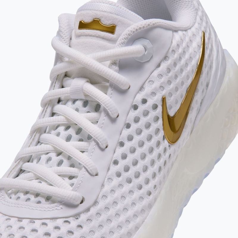 Pánské basketbalové boty Nike LeBron Witness X white/white/photon dust/metallic gold 4