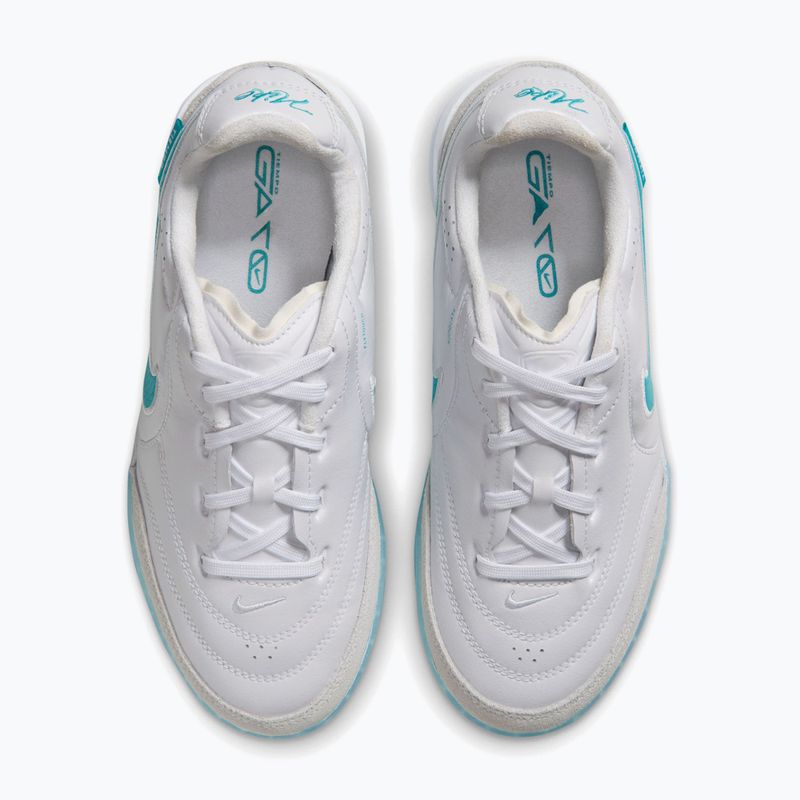 Dětské kopačky Nike Tiempo Streetgato Jr white/white/dusty cactus 3