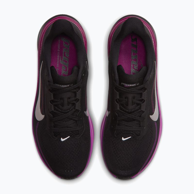 Dámské běžecké boty Nike Pegasus 42 black/vivid purple/metallic silver 4