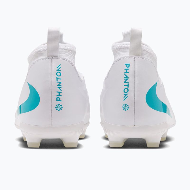 Dětské kopačky Nike Phantom 6 High Academy Jr FG/MG white/white/dusty cactus 2