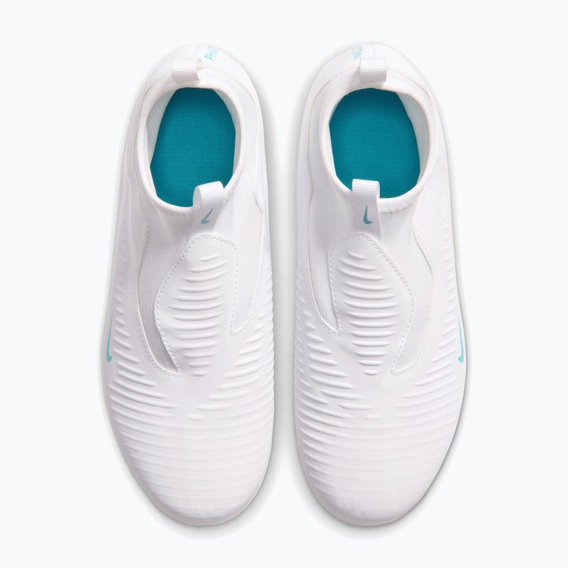 Dětské kopačky Nike Phantom 6 High Academy Jr FG/MG white/white/dusty cactus 3