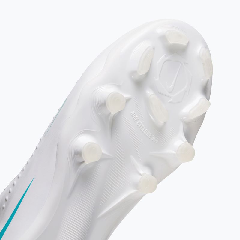 Dětské kopačky Nike Phantom 6 High Academy Jr FG/MG white/white/dusty cactus 5