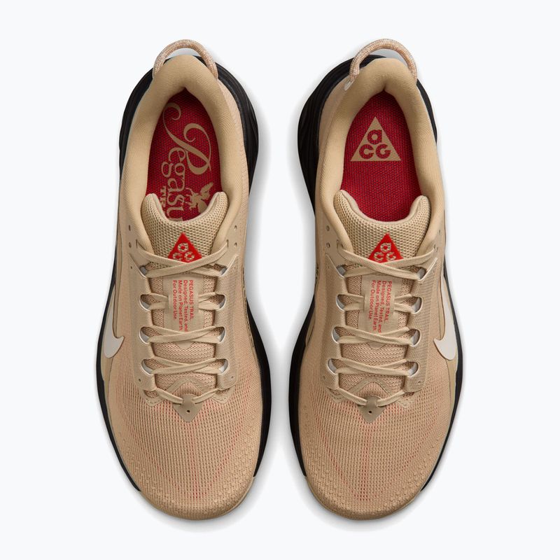 Pánské běžecké boty Nike ACG Pegasus Trail linen/black/light crimson/light orewood brown 4