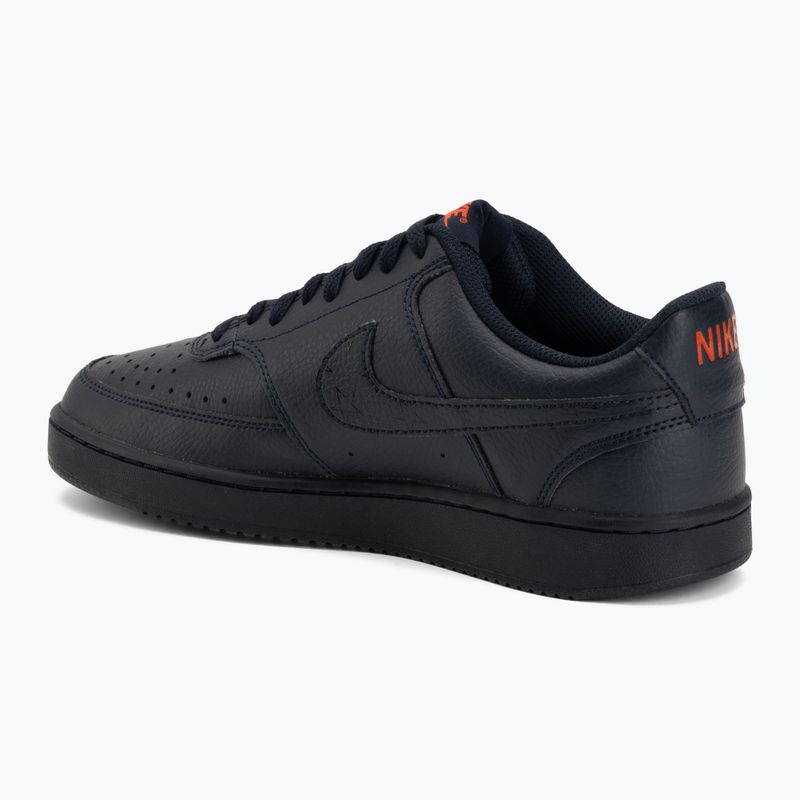 Pánské boty Nike Court Vision Low Next Nature dark obsidian/picante red/dark obsidian 3