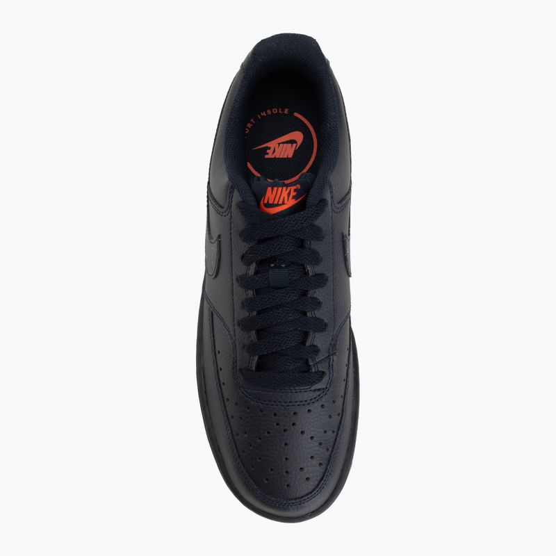 Pánské boty Nike Court Vision Low Next Nature dark obsidian/picante red/dark obsidian 5