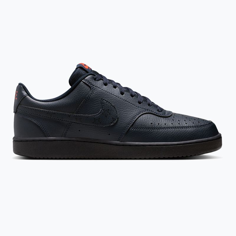 Pánské boty Nike Court Vision Low Next Nature dark obsidian/picante red/dark obsidian