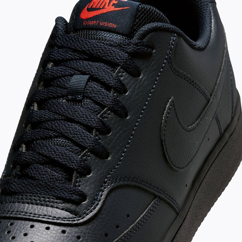 Pánské boty Nike Court Vision Low Next Nature dark obsidian/picante red/dark obsidian 3