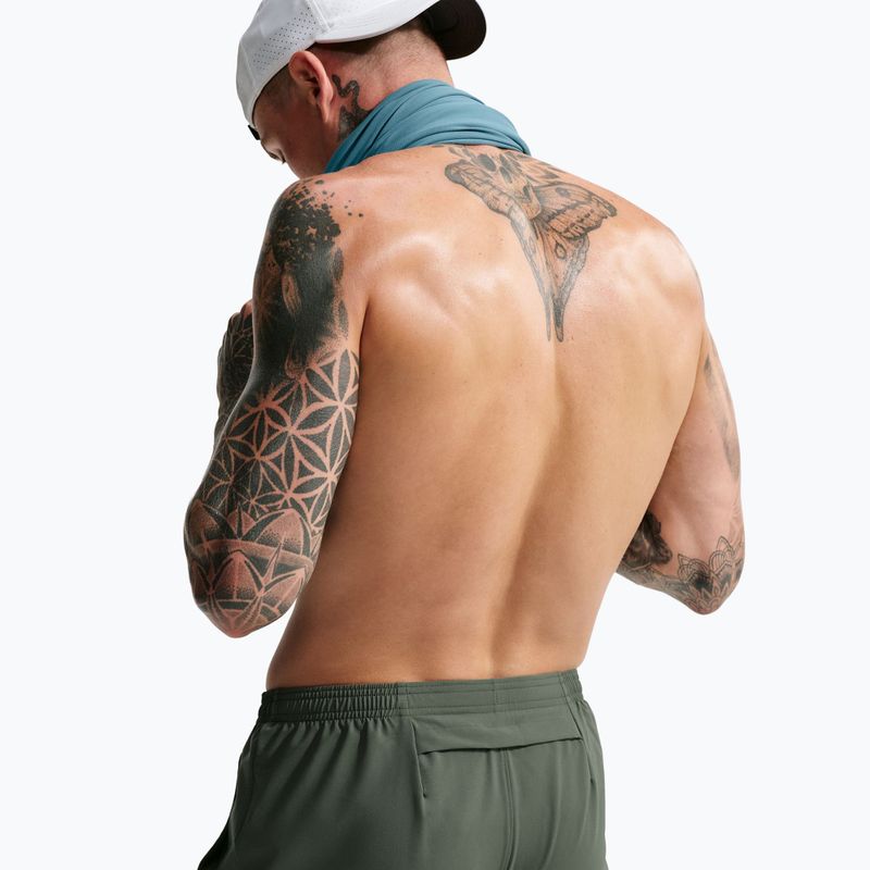 Pánské běžecké kalhoty Nike Miler Dri-Fit Woven camo green/mineral slate 5