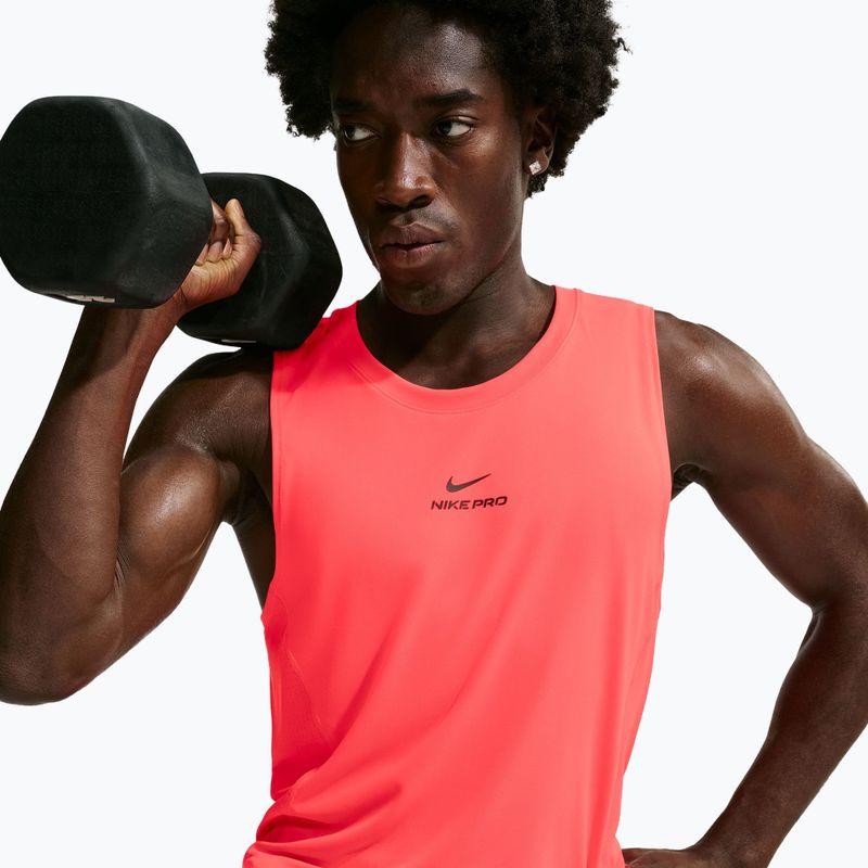 Pánské tréninkové tričko Nike Pro Training Dri-Fit laser crimson/black 4