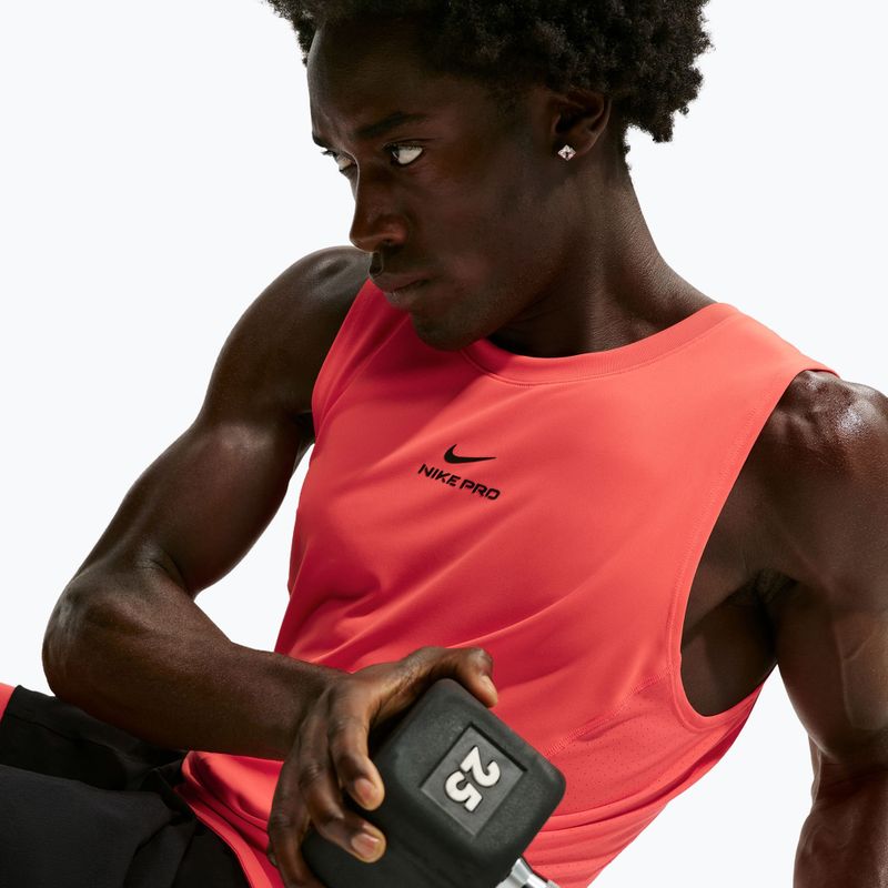 Pánské tréninkové tričko Nike Pro Training Dri-Fit laser crimson/black 6