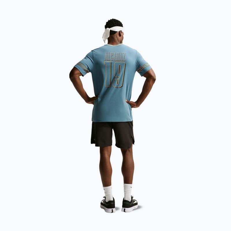 Pánské tričko na lezení Nike Court Dri-FIT Cotton smokey blue 3