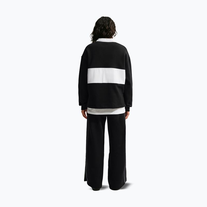 Dámská mikina Nike Studio Fleece Medium Weight total black/sail/sail 3