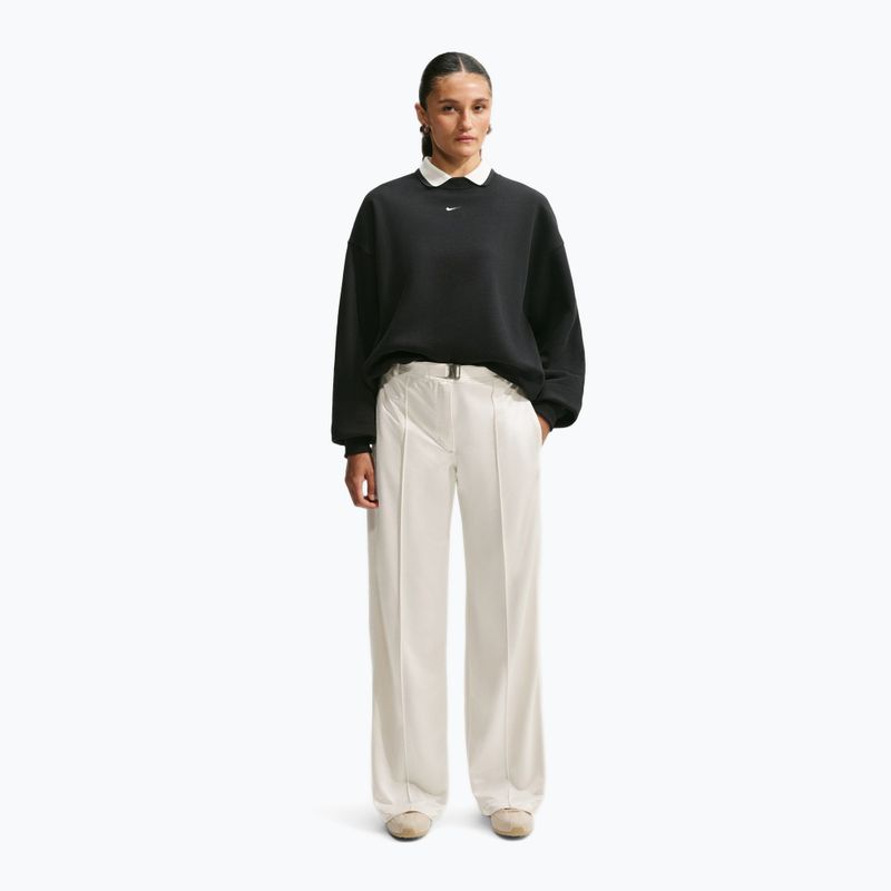 Dámská mikina Nike Studio Fleece Medium Weight total black/sail 2