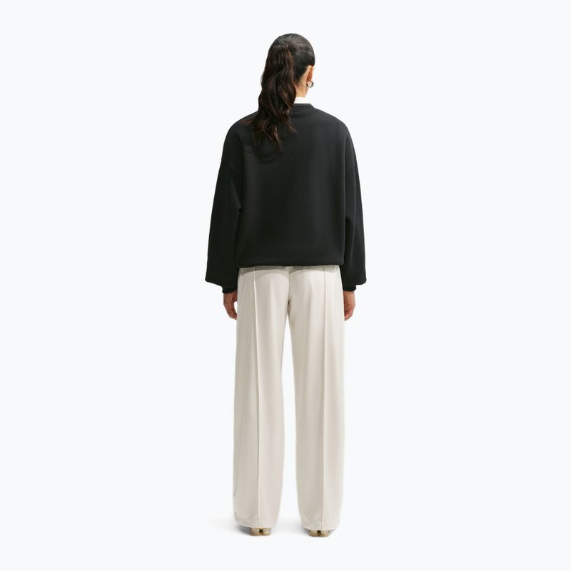 Dámská mikina Nike Studio Fleece Medium Weight total black/sail 3