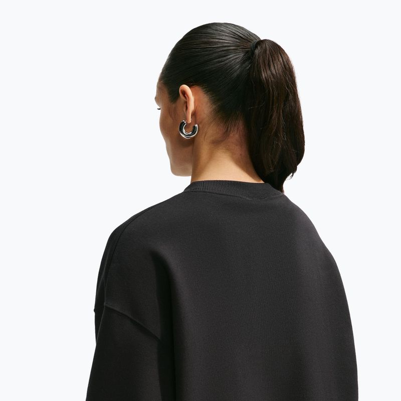Dámská mikina Nike Studio Fleece Medium Weight total black/sail 5