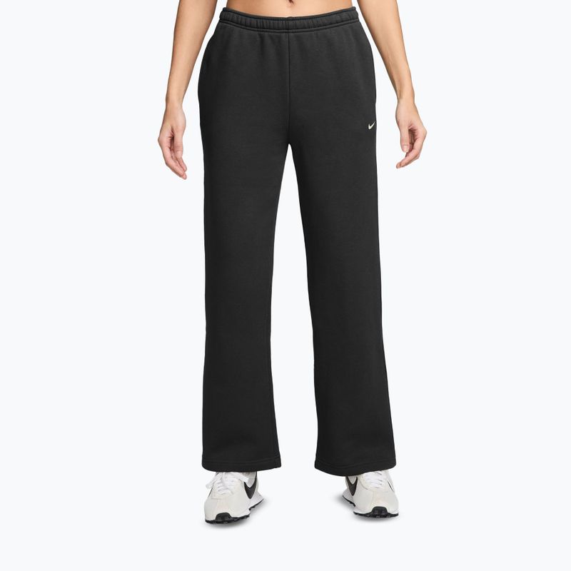 Dámské kalhoty Nike Studio Fleece total black/sail
