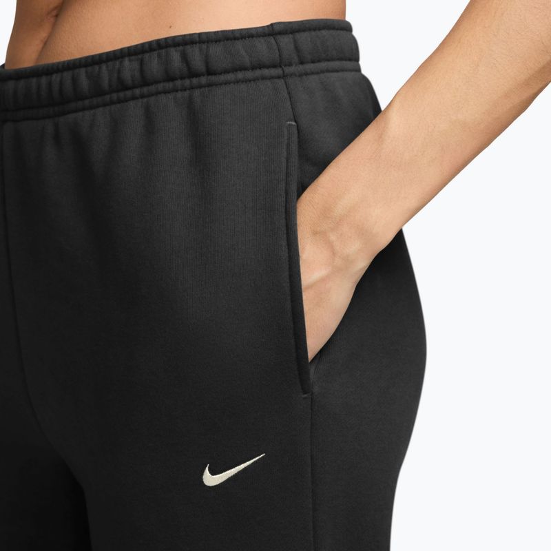 Dámské kalhoty Nike Studio Fleece total black/sail 3