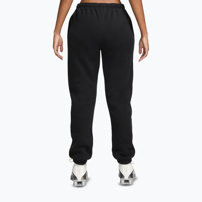 Dámské kalhoty Nike Studio Fleece total black/sail 2