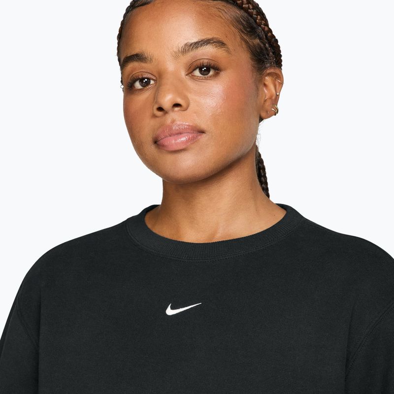 Dámská mikina Nike Studio Fleece total black/sail 3