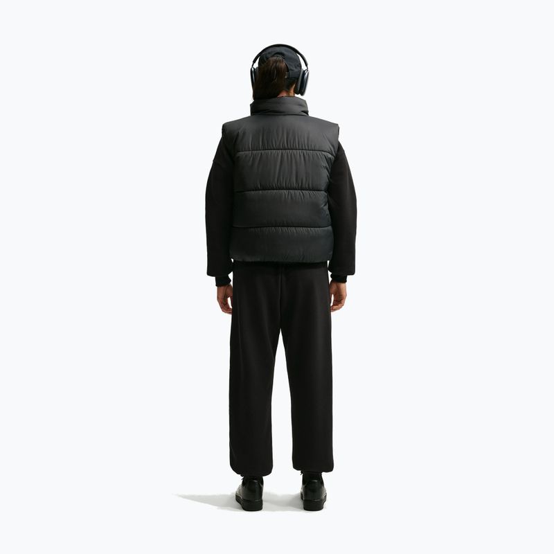 Dámské kalhoty Nike Studio Fleece Medium Weight total black/sail 3