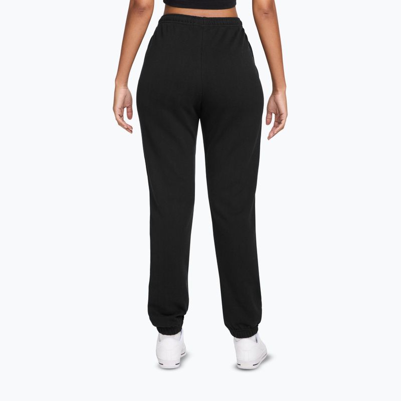 Dámské kalhoty Nike Studio Fleece total black/sail 2