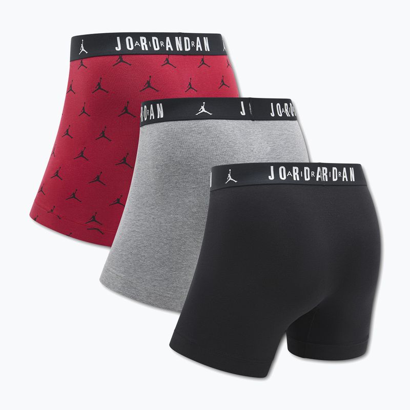 Pánské boxerky Jordan JHM Flight Cotton Essential 3 pairs gym red 2