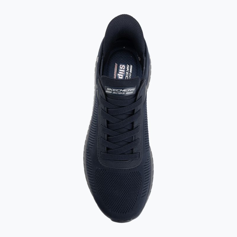 Pánské boty SKECHERS Bobs Squad Chaos Solid Step blue 5