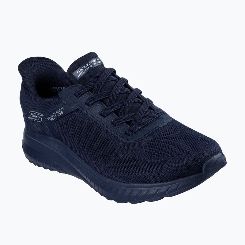Pánské boty SKECHERS Bobs Squad Chaos Solid Step blue 8