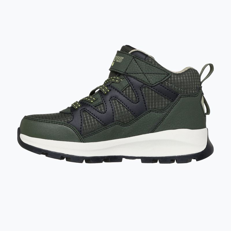 Dětské boty SKECHERS Storm Blazer Drizzle Squad olive/black 10