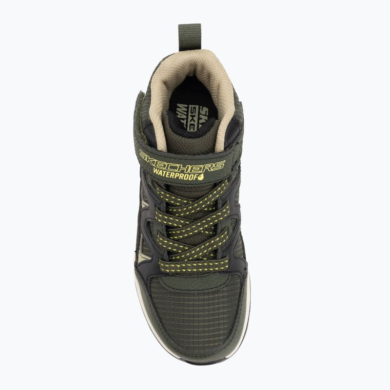 Dětské boty SKECHERS Storm Blazer Drizzle Squad olive/black 5