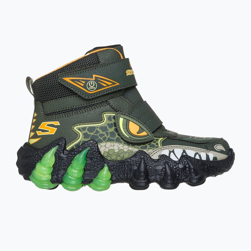 Dětské sněhule SKECHERS Skech-O-Saurus Lights 2.0 green 2