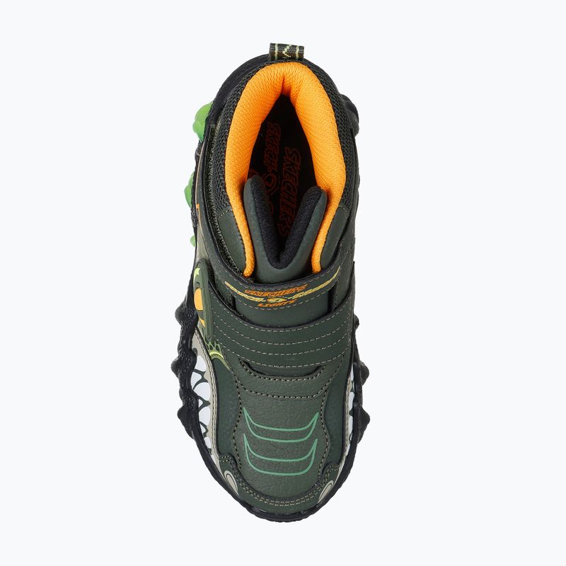 Dětské sněhule SKECHERS Skech-O-Saurus Lights 2.0 green 5