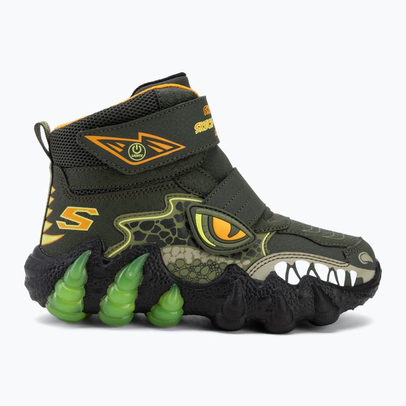Dětské sněhule SKECHERS Skech-O-Saurus Lights 2.0 green 2