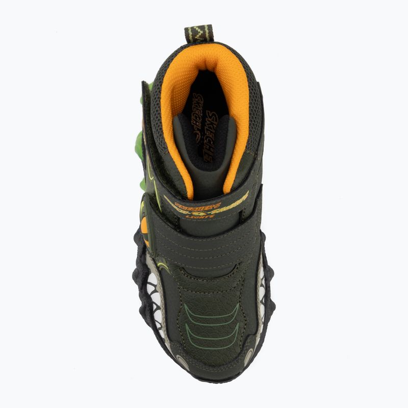 Dětské sněhule SKECHERS Skech-O-Saurus Lights 2.0 green 5