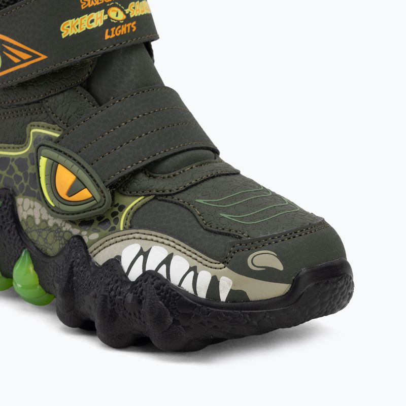 Dětské sněhule SKECHERS Skech-O-Saurus Lights 2.0 green 7
