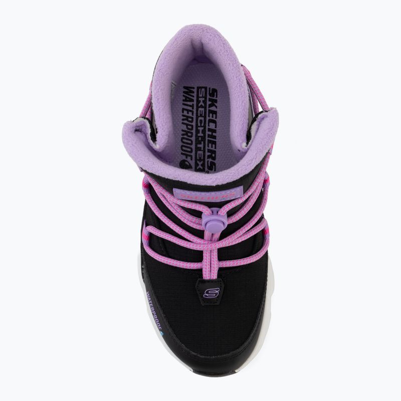 Dětské sněhule SKECHERS Turbo Tread Black 5