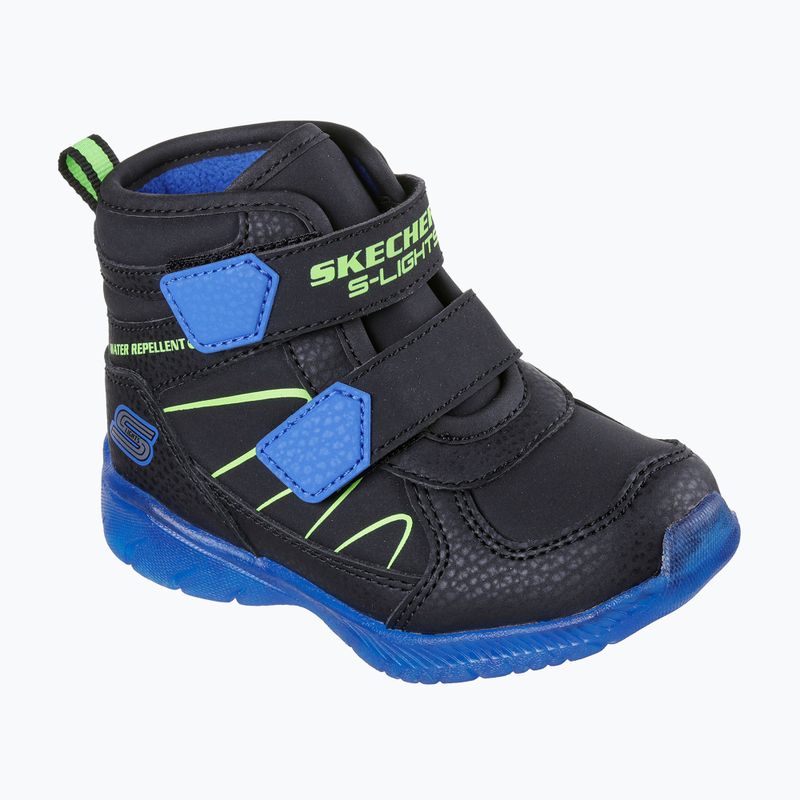 Dětské boty SKECHERS Illumi-Brights Splash Beams black/blue/lime 9
