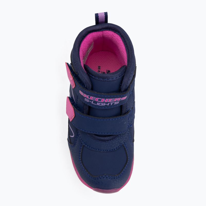 Dětské boty SKECHERS Illumi-Brights Polar Steppers navy/multi 5