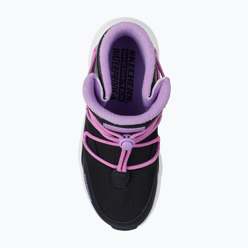 Dětské sněhule SKECHERS Turbo Tread Black 6