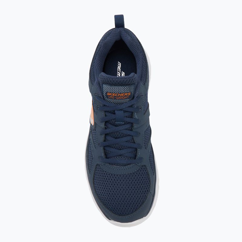 Pánské boty SKECHERS Burns Agoura navy/orange 5