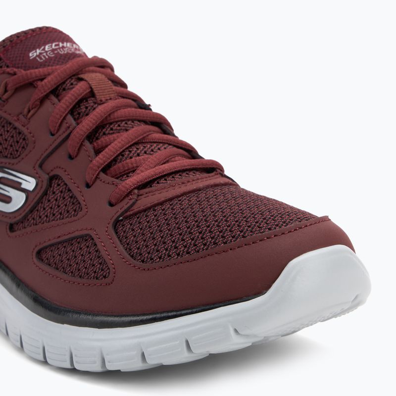 Pánské boty SKECHERS Burns Agoura burgundy 7